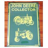 John Deere Metal Sign - 18 x 12
