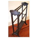 Vintage Carved Quilt Rack - 9 x 26 x 36