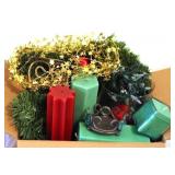 Box Lot of Assorted Holiday Items