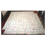 2 Quilted Blankets - 81 x 79