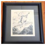 R.H. Palenske Framed Etching - 16 x 14