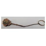 Vintage handkerchief holder signed 14