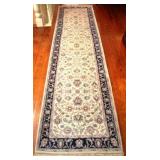 Persian Kashan Runner Rug - 30 x 121