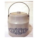 Stoneware Cookie Jar - 8" tall