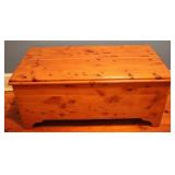 Cedar Blanket Chest w/ contents