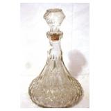Glass Decanter - 12" tall