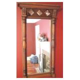 Vintage Victorian Wall Mirror - 24 x 51