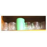 Shelf Lot of Assorted Glasses