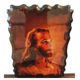 Wood Jesus Plaque - 15 x 23