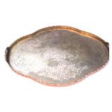 Brass Serving Tray - 14 x 10