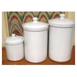 3pc Canister Set - 7, 11 & 12" tall