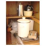 Cabinet Lot of Assorted Items