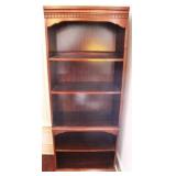 Wood Open Bookshelf - 30 x 77 x 17