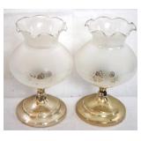 2 Candle holders - 8" tall