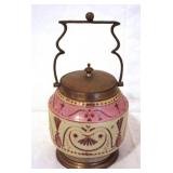 Biscuit Jar w/ Lid - 7" tall