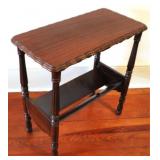 Mahogany Trough Table - 12 x 24 x 24