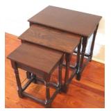 3 piece Nesting Table Set - 14 x 20 x 18.5