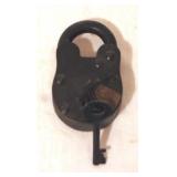 Antique Style Lock w/ Key - 4 x 2.5