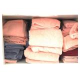 Shelf Lot of Assorted Towels