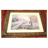 Winter Sunrise print signed by Carl Valente