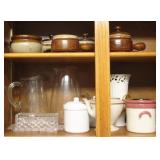 Cabinet Lot of Assorted Items