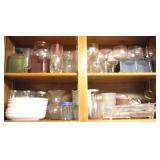 Cabinet Lot of Assorted Items