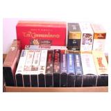 Tray Lot of Assorted VHS Movies