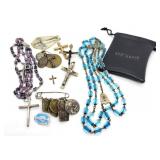 Lot of Assorted Crosses & Rosaries