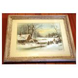 Framed Print, signed - 24 x 28