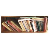 Shelf lot of Assorted Cookbooks