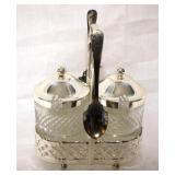 Silver Plated Condiment Set