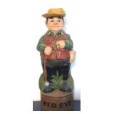 "Red Eye" Decanter - 12" tall