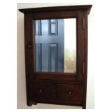 Wood Medicine Cabinet w/ mirror