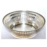 Sterling Pierced Bowl - 4.75" round