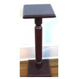 Mahogany Plant Stand 10 x 10 x 28