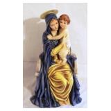 Porcelain Madonna w/ Child Figure