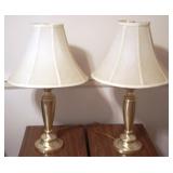 Pair of Lamps,  28" tall