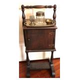 Antique Smoking Stand - 28 x 10 x 10.5