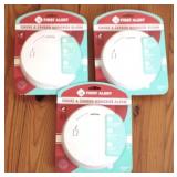 First Alert Smoke & Carbon Monoxide Alarms, qty 3