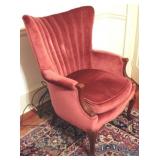 Vintage Channel Back Chair - 28 x 25 x 40