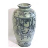 Transferware Vase - 15" tall