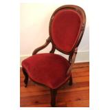 Victorian Cameo Back Parlor Chair