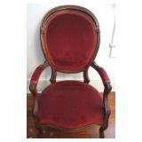 Victorian Cameo Back Parlor Chair