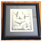 R.H. Palenske Framed Etching - 16 x 14