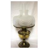 Antique Aladdin Oil Lamp - 21.5" tall