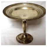 Weighted Sterling Compote 5.75" tall