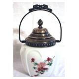 Hand Painted Wave Crest Biscuit Jar