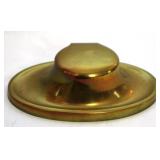 Vintage Brass Inkwell - 7 x 4