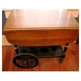 Hitchcock Drop Leaf Tea Cart - 30 x 20 x 28