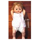 Vintage Doll w/ Bottle - 20" tall
